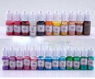 Pigmento De Resina De 24 colores líquido/secado Portátil De Resina UV Para manualidades