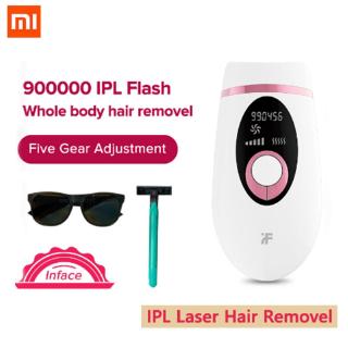 2020 Xiaomi inface IPL removedor de pelo sin dolor suave fuerte sedoso piel suave segura y conveniente