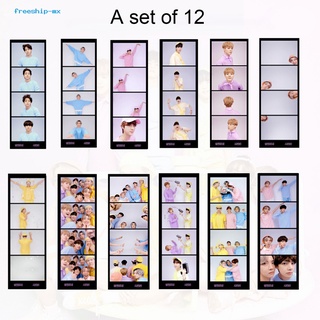 ✪ 12 Unids/Set Marcadores Bangtan Boys Impresión Papel Papelería BTS 8 Aniversario Página Para La Lectura