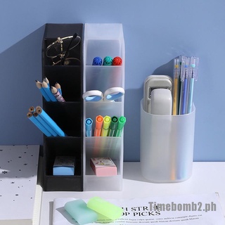 [TIME2] Creative Multifunctional Desktop Organizer Pen Holder Makeup Storage Box (1)