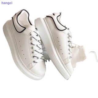 Ins McQueen blanco zapatos mujer 2021 verano y otoño nueva versión de la junta zapatos estudiante salvaje zapatos deportivos femeninos zapatos climax