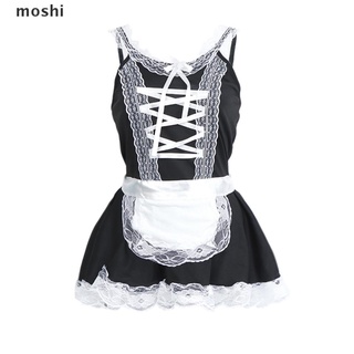 moshi Sexy Costume Babydoll Dress Uniform Erotic Lingerie Roleplay Cosplay Maid Lolita .