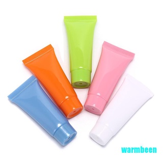 Warmbeen 5pcs cosmética suave tubo 5 ml loción plástico contenedores vacíos botellas reutilizables (8)