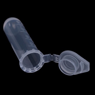 [sahnbvx] 10pcs 2ml laboratory centrifuge tube with graduated round bottom with cap [sahnbvx]
