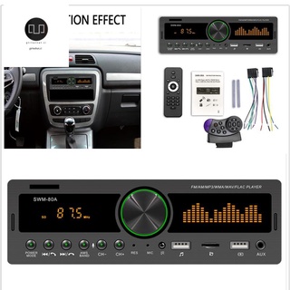 ［ready stock］1Din Car Radio Multimedia Handsfree MP3 Player FM AM Audio 12V USB/SD/AUX Input in Dash Locator Auto Stereo Head Unit