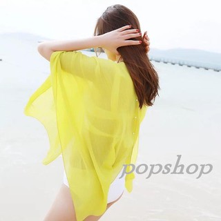 hop-mujer sexy gasa bikini cubrir playa trajes de baño vestido bufanda pareo sarong (4)