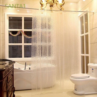 SANTA1 1,8 x 1,8 m baño de lujo impermeable cortina de ducha 3D engrosado a prueba de moldes 180x180 cm ducha de baño baño decoración del hogar/Multicolor