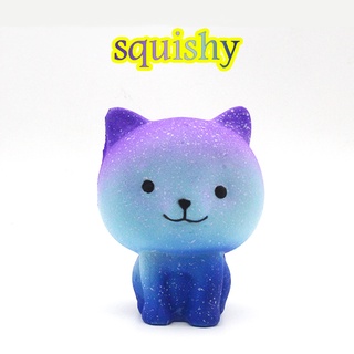 Jumbo Galaxy Cute Kitten Squishies Slow Rising Kids Toys Doll Stress Relief Toy