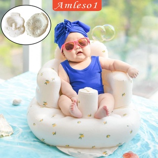 [AMLESO1] Asiento de bebé inflable recién nacido piscina flotadores silla de baño aprender a sentarse