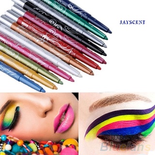 (jayscent) 12 colores/set sombra de ojos delineador de labios delineador de ojos lápiz de cejas lápiz maquillaje cosmético