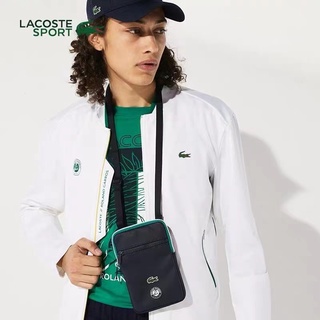 Lacoste bolsa de teléfono de los hombres de la bolsa de deportes y ocio de impresión crossbody bolsa de pecho bolsa de cabestrillo