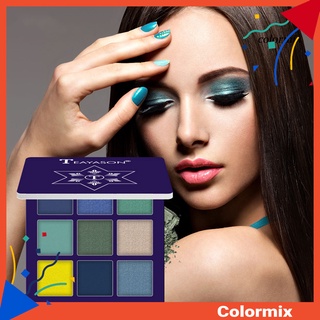 [CLM] 9 Colors Long Lasting Matte Shimmer Powder Eyeshadow Palette Eye Makeup Cosmetic