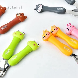 vajilla de dibujos animados de los niños cuchara y tenedor conjunto de postre cuchara para niños tenedor bebé gadgets