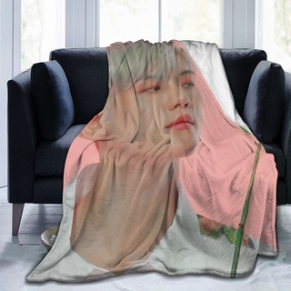 [en stock]exo baekhyun franela ultra suave micro forro polar manta para cama sofá sofá suave cálido