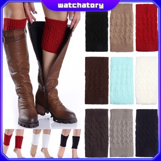 WATCHATORY New Leg Warmers Socks Solid Color Boot Warmers Boot Socks Women Winter Fashion Girls Knitting/Multicolor