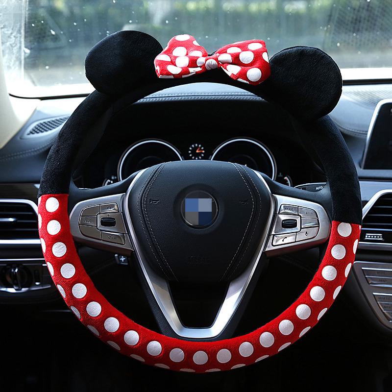 Cartón Kitty Minnie coche volante cubierta lindo Universal accesorios de coche 38 cm
