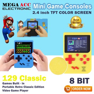 Consola portátil Game Boy - Mini juego Retro - juego infantil 129 juegos