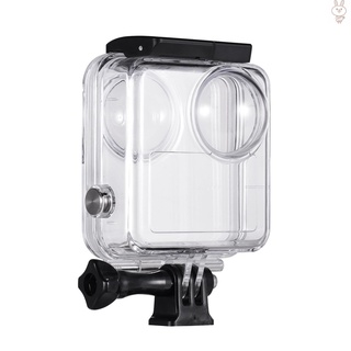 Ol cámara de acción impermeable caso buceo carcasa protectora transparente bajo el agua 40M Compatible con GoPro Max cámara deportiva