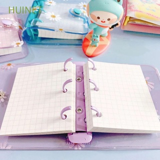 Huinet planificador diario Mini libro De mano con 3 agujeros diarios/cuaderno/cuaderno