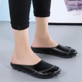 Mocasines de cuero mocasines de verano moda Casual mocasín de trabajo plano zapatos mocasines (2)