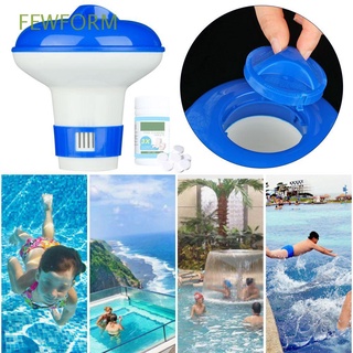FEWFORM Automatic Chemical Dispenser Pill Swimming Pool Tablet Floater Tap Spa Disinfection Cleaning Chlorine Bromine Holder