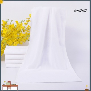 bilibili 1 pc blanco suave hogar hotel toalla de baño toalla de viaje toalla de mano 30x70cm