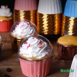 Moshi 50 pzs taza Para cupcakes de aluminio dorado 5039
