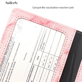 Failkvfv-Protector De Tarjeta De Vacunación (4 × 3 Pulgadas , Inmunización , Tarjetero CL) (2)