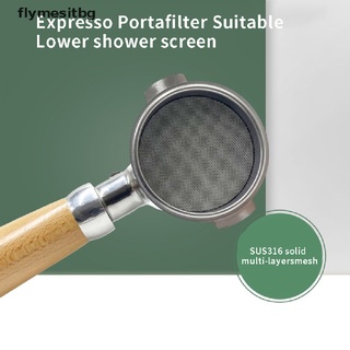 fybg espresso portafilter adecuado pantalla de ducha de acero inoxidable reutilizable filtros.