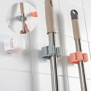 1 soporte para fregona montado en la pared de la cocina cuarto de baño ventosa trapo/Broom/Mop Rack (3)