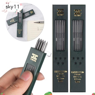 sky 10 unids/caja recarga automática suave escritura herramientas de dibujo lápiz plomo 2b reemplazar borrable hb plástico papelería grafito (1)