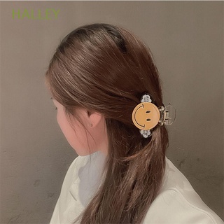 halley elegante estilo coreano clip de pelo dulce flor horquilla sonriente pelo garra letra resina tela geométrica temperamento niñas accesorios de pelo femenino