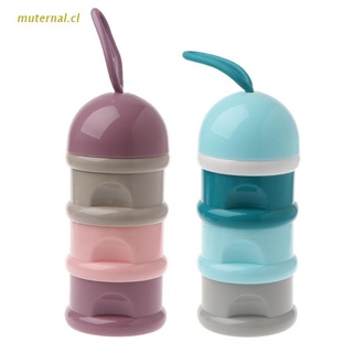 MUT Portable Newborn Baby Feeding Milk Container Infant Kids Formula Milk Powder Three Grid Candy Snacks Supplies Boxes