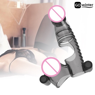 gowinter Corrector del pene amigable con la piel estimulación Sexual TPE vibración Delay eyaculación anillo de bloqueo (4)