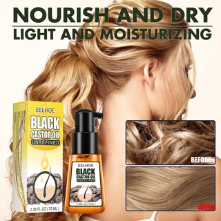 Konheart aceite negro De 70 ml aceite esencial Para crecimiento De cabello