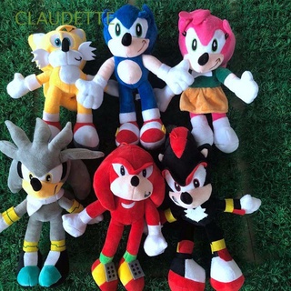 CLAUDETTE de dibujos animados Sonic the Hedgehog Anime Peluche muñecas Sonic muñecas juguetes animales muñecas Peluche 28CM suave Peluche niños regalo juguetes de felpa/Multicolor