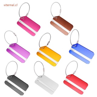 VIT New Fashion Luggage Tags Aluminium Alloy Travel Suitcase Tag Name Label Holder Accessories for Women Men