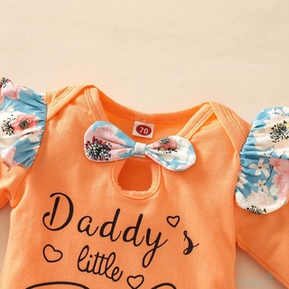 LL5-mameluco de manga larga de bebé + pantalones + diadema de arco, ropa de primavera con estampado de flores de papá (8)
