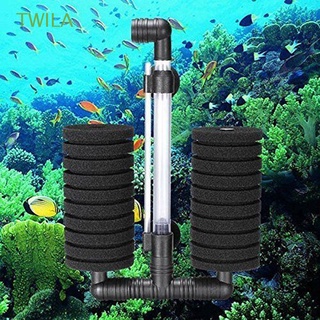 twila silencioso filtro bio-esponja colgante mascotas suministros filtro para acuario buena permeabilidad esponja biológica impulsado por aire hogar tanque de peces accesorio