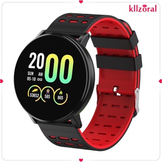 Reloj inteligente kllzoal impermeable Bluetooth 4.0 reloj inteligente con Monitor De presión arterial y ritmo cardiaco (8)