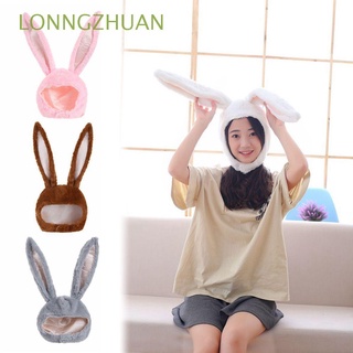 LONNGZHUAN Women Girls Bunny Ears Hat Plush Holiday Party Favors Hat Rabbit Hat Cute Head Warmer Funny Costume Decorations Photography Props/Multicolor (1)