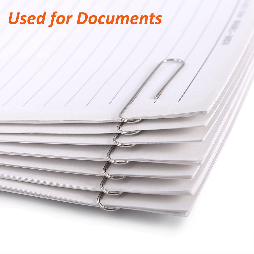 Wholesale 50Pcs Paper Clips (29 mm) / Office School Notes Classified Clips / Personal Document Organizing Paperclips / Stationery School Office Supplies (3)