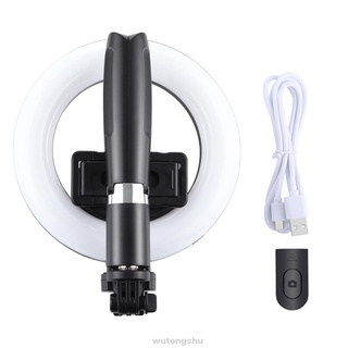 lámpara de 6.3 pulgadas con brillo ajustable de 3 modos transmisión en vivo con soporte de trípode bluetooth selfie remoto anillo de luces led