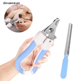 Douaoxun Pet Cat Dog Nail Clipper Cutter With Sickle Stainless Grooming Scissors Clippers CL