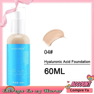 60ml ácido hialurónico bb crema cuidado de la piel para iluminar hidratante corrector