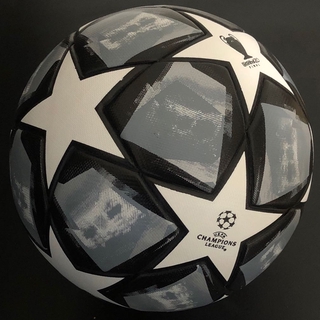 [nuevo llegada] balón de fútbol negro talla 5 2021 campeón liga oficial con regalos gratis (1)