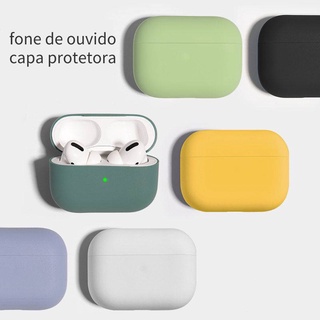 airpods proFunda protectora 1/2Generación Funda protectora para auriculares Bluetooth Protectora de silicona Apple auriculares caso- Carcasa protectora de tres generación