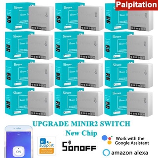 Compra ahora pzapatos mini r2 wifi inalámbrico wifi sonoff sonoff 2 vías automatización doméstica inteligente soporte ewelink app certificado_br