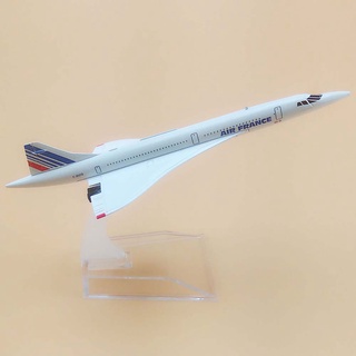 Nuevo modelo de avión de 16 cm avión Air France Concorde F-BVFB Airlines modelo de avión DySunbey3 (2)