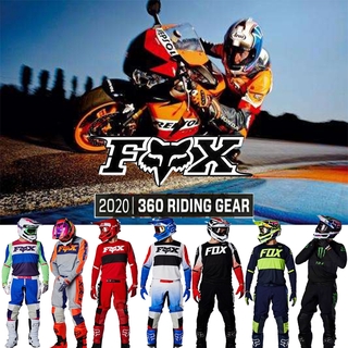 2020 (fox-360 set) s-xxxl motocross gear set jersey y pantalones mx motocicleta traje de carreras mtb fuera de la carretera flexair ropa de moto fox racing (2)